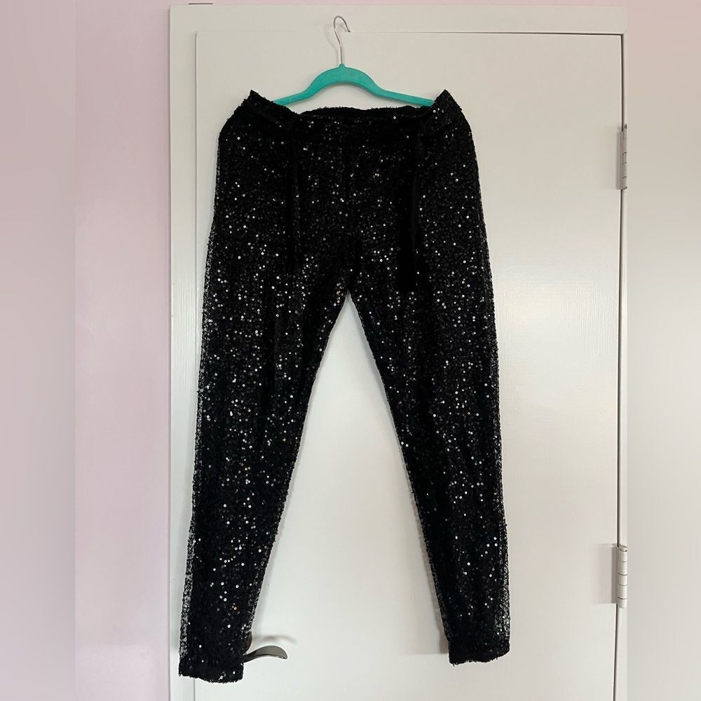 J Crew Collection Sequin Pants NWT - Picture 4 of 10